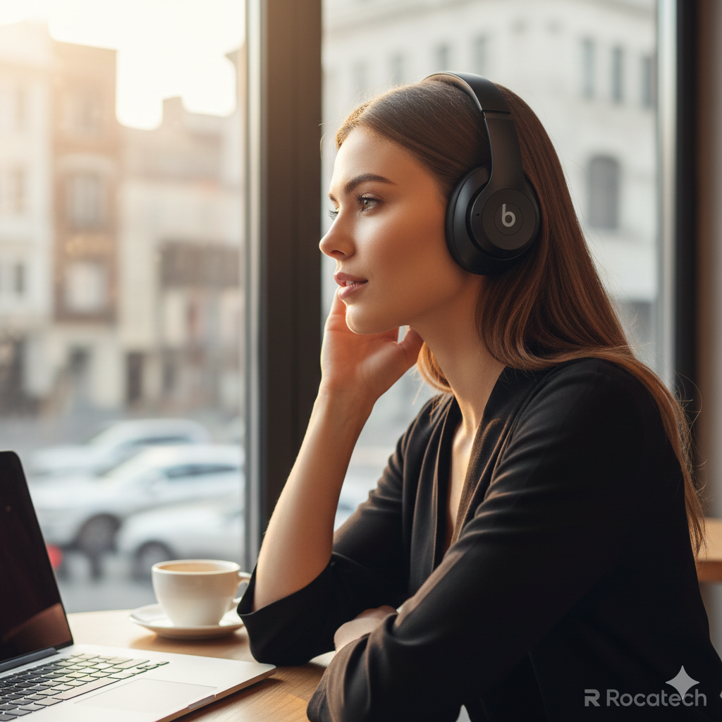 Audífonos Inalámbricos Beats Solo Pro  Cancelación de Ruido Activa y Chip Apple H1